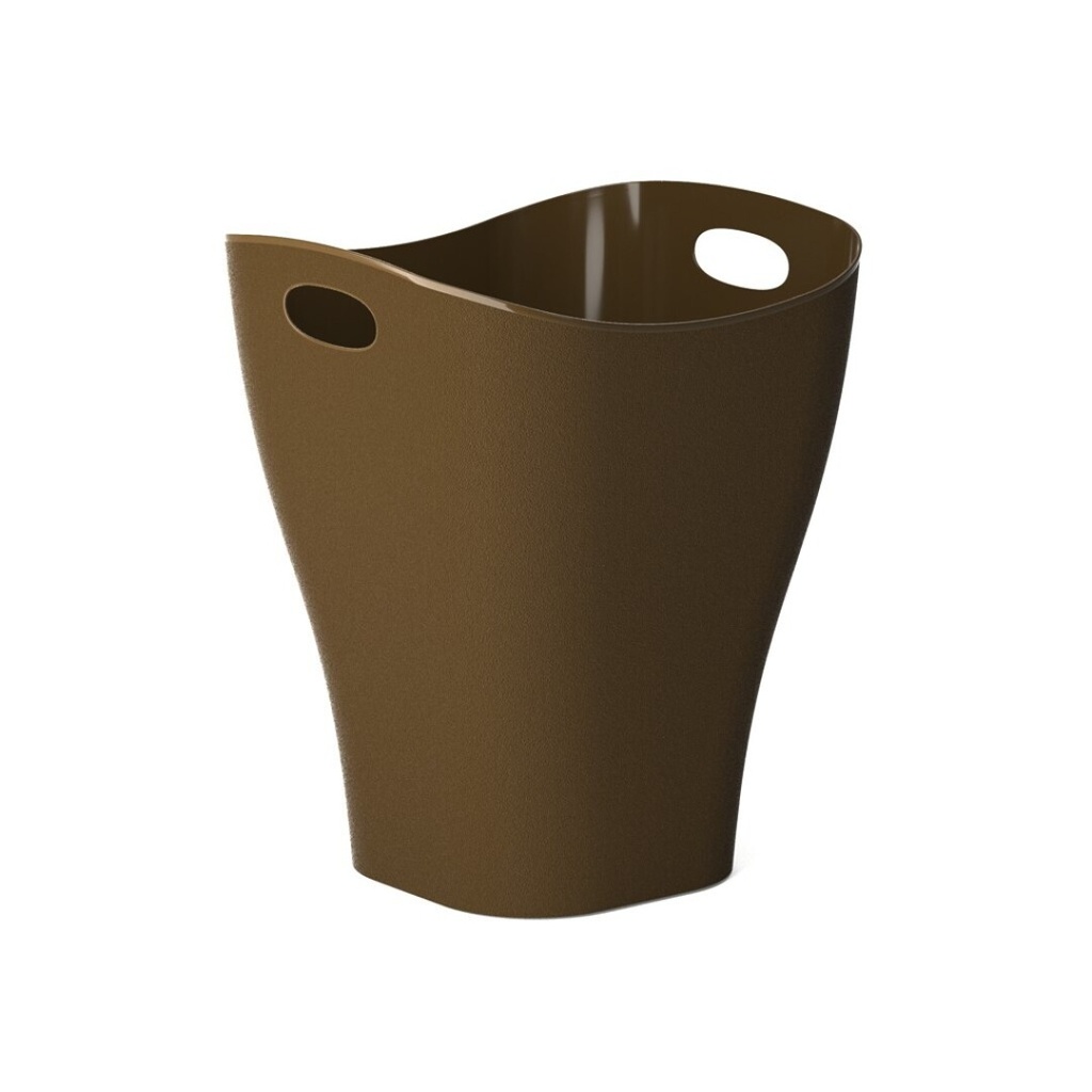 Papeleira sem tampa I Castanho I 16 litros