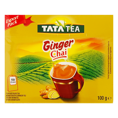 GINGER TEA BAGS 12x50x2G TATA