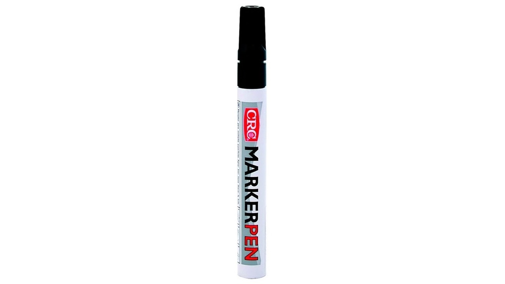 Marker Pen Preto: Caneta de marcação de tinta acrílica multiusos I CRC