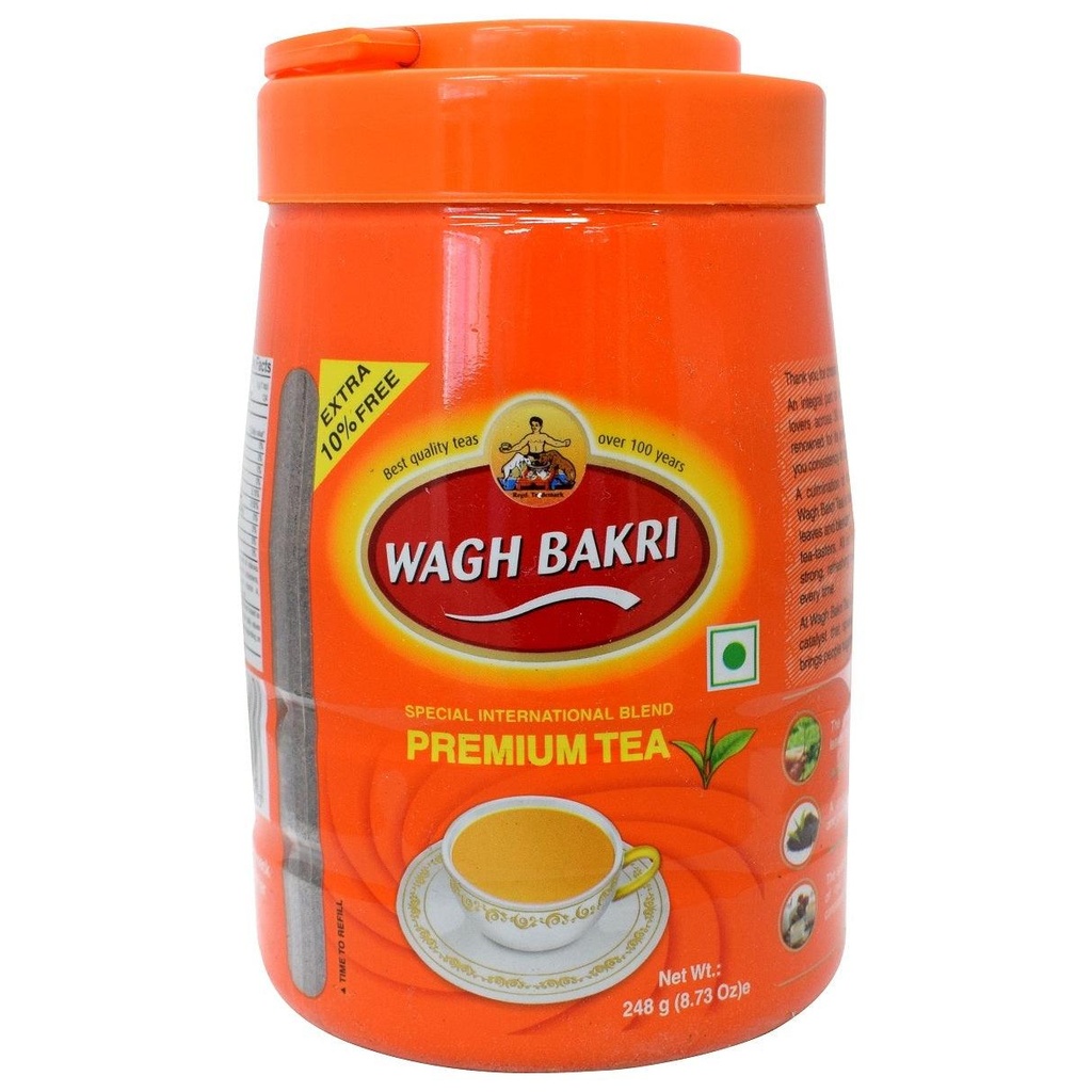 PREMIUM BLACK TEA JAR 12X450G  WAGH BAKRI 