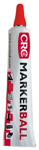 Marker Ball Vermelho: Caneta multiusos de tinta acrílica I CRC