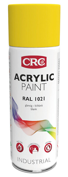 Marker Paint Amarelo 1021 400ml: Tinta que protege a superfície e dá uma cor intensa I CRC