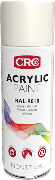 Marker Paint 9010 Branco 400ml: Tinta que protege a superfície e dá uma cor intensa I CRC