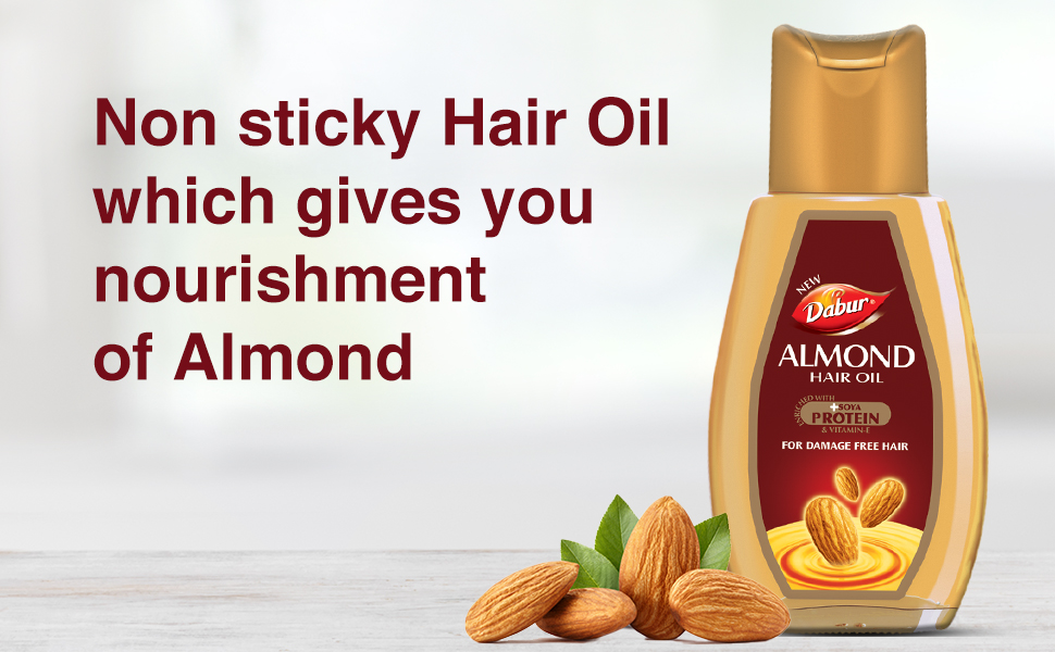 ALMOND HAIR OIL 12X190ML DABUR