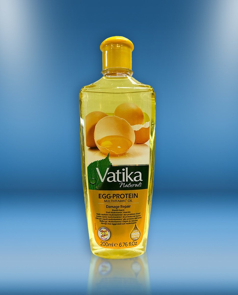 EGG PROTIEN HAIR OIL 6X200ML VATIKA