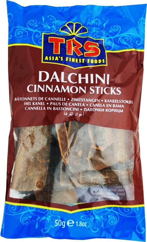 CINNAMON STICKS 15X50G TRS