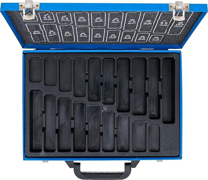 Caixa metálica vazia para brocas I modelo: M10 Leer I Capacidade 19 brocas Ø 1,0 – 10,0 mm x 0,5 mm (cópia) (cópia) (cópia)