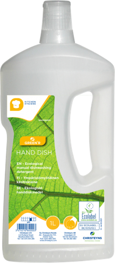 [P4053] GREEN'R HAND DISH, 1 litro: Detergente ecológico para lavagem manual da loiça. (cópia)