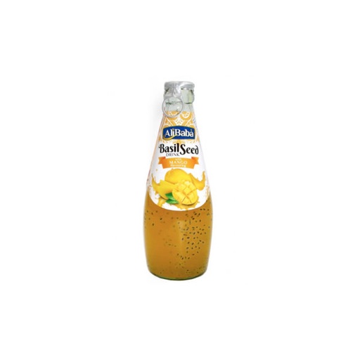 [B100015] BASIL SEEDS DRINK MANGO 24X290ML ALI BABA