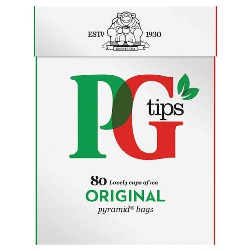 [C100033] PG TIPS - SACHETS 12 X 80S