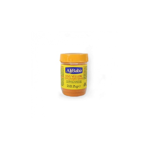 [A200024] YELLOW FOOD COLOUR 12X25G ALI BABA