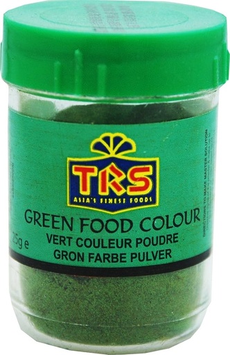 [A200028] GREEN FOOD COLOUR 12X25G TRS