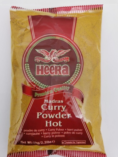 [TP100072] CURRY PWD HOT (CARIL) 6X1KG HEERA