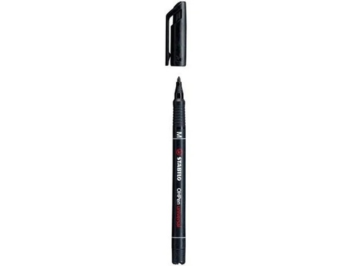 [P5907] Marcador Permanente Preto STABILO OHPen universal permanent