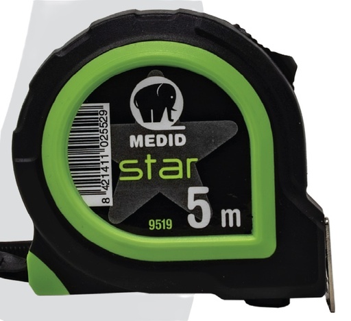 [MEDI006176-9519] Fita métrica MEDID, Linha FULL STAR, 5 metros I MEDID