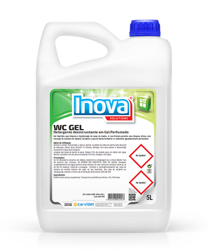 [CARV006634-DGI2721] WC GEL LIXÍVIA, 5 litros: Detergente em gel com lixívia I INOVA (cópia)