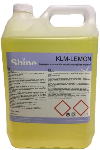 [QUI000100] KLM - Lemon, Detergente para lavagem manual de loiça - Limão 5 Lts