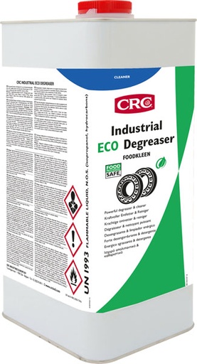 [CRC008882-1032704] Industrial ECO Degreaser, 5 litros : Desengordurante penetra, dissolve e remove gordura, óleo, lubrificantes, alcatrão, adesivos e outros contaminantes I CRC