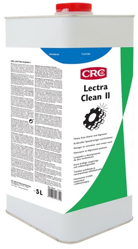 [CRC008892-1030104] Electra Clean II, 5 litros: Produto de limpeza solvente com elevado ponto de inflamação para contaminantes pesados em peças mecânicas I CRC