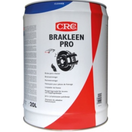 [CRC008898-1031874] Brakleen Pro, 20 litros: Produto de limpeza para peças de travões com uma fórmula baseada em vários ingredientes ativos para uma remoção eficaz de óleo, gordura, sujidade de tráfego e líquido dos travões. I CRC