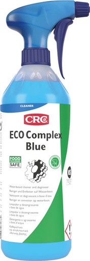 [CRC008904-1754597] Eco Complex Blue, 1 litro: Produto limpeza não inflamável, de secagem lenta á base de água para contaminantes pesados em áreas de processamento alimentar I CRC