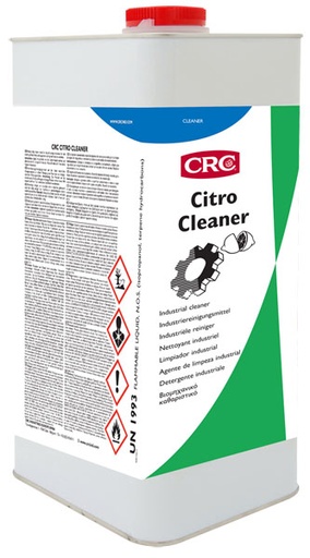 [CRC008908- 1031449] Citro Cleaner, 5 litros: Produto limpeza pesado à base de terpenos naturais de laranja para uma limpeza segura de máquinas e equipamentos durante atividades de manutenção I CRC