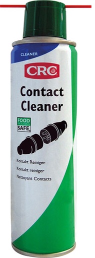 [CRC008916-1031617] Contact Cleaner, 250 ml: Produto limpeza de contatos de grau de manutenção, secagem rápida e sem resíduos para utilização em PCB, equipamento eletrónico e contatos durante a manutenção e substituição de componentes I CRC