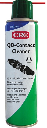 [CRC008921-1031442] QD-Contact Cleaner, 500 ml: Produto de limpeza com solvente de secagem rápida para contaminantes ligeiros em peças elétricas ou elétronIcas I CRC
