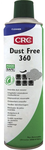 [CRC008926-1032381] Dust Free 360, 250 ml: Removedor de pó não inflamável d de alta pressão invertível I CRC