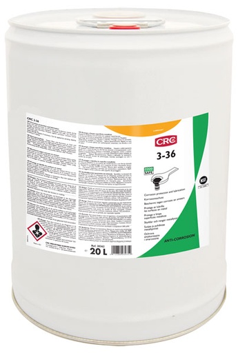 [CRC008951-1030573] 3-36,  20 litros: Óleo de precisão de baixa viscosidade que proporciona 1 película lubrificante fina e duradoura I CRC