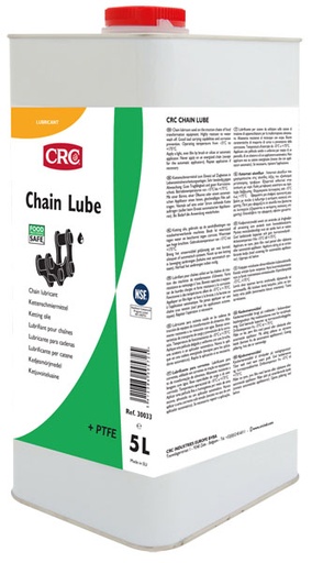 [CRC008968-1030427] Chain Lube, 5 litros: Lubrificante versátil para correntes para setor alimentar I CRC