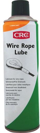 [CRC009010-1031400] Wire Rope Lube 500Ml: Proteção e lubrificação para cabos de aço, cremalheiras e pinhões I CRC