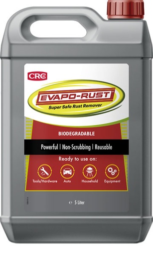[CRC009135-1032768] Evapo-Rust 5lt: Removedor de ferrugem potente p/restauro I CRC