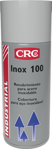 [CRC009157-1030897] Inox 100 400ml: Revestimento de proteção c/ acabamento em aço inoxidável I CRC