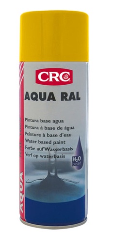 [CRC009190-1031345] Aqua Ral 1021 400ml: Tinta de secagem rápida c/ boa flexibilidade, resistente aos raios UV I CRC
