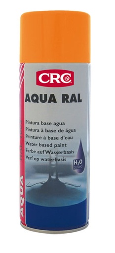 [CRC009191-1030226] Aqua Ral 2000 amarelo laranja, 400ml: Tinta de secagem rápida, resistente aos raios UV I CRC