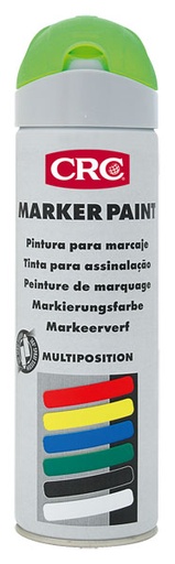[CRC009215-1030033] Marker Paint Verde 500ml: Tinta de marcação temporária à base de resinas acrílicas I CRC
