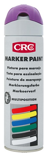 [CRC009218-1030069] Marker Paint Violeta 500ml: Tinta de marcação temporária  à base de resinas acrílicas I CRC