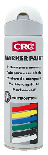 [CRC009220-10300439] Marker Paint Branco 500ml: Tinta de marcação temporária à base à base de resinas acrílicas I CRC