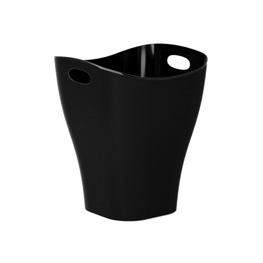 [PRAC009261-2040911] Papeleira com pedal e tampa I Preto I 420x275x410mm I 25 litros (cópia)