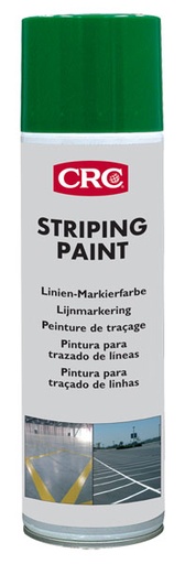 [CRC009276-1030200] Striping Paint Verde 500ml: Tinta de marcação de longa duração I CRC