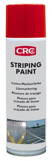[CRC009278-] Striping Paint Vermelho 500ml: Tinta d emarcação permanente de longa duração I CRC