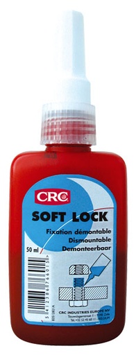 [CRC009405-1030736] Soft Lock 50ml: Cola resistência média p/ bloquear roscas temporáriamente I CRC