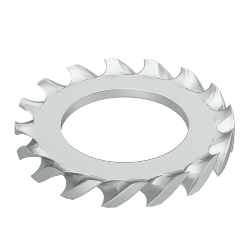 [FIXA009900] Anilha recartilhada DIN 6798-A I zincada W 1 I Ø M5
