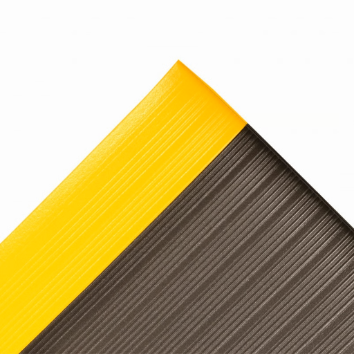 [NOTR009923-410R0336BY] Tapete antifadiga I Cor: amarelo e preto I Dimensão: rolo 91 cm x 18,3 m I NOTRAX