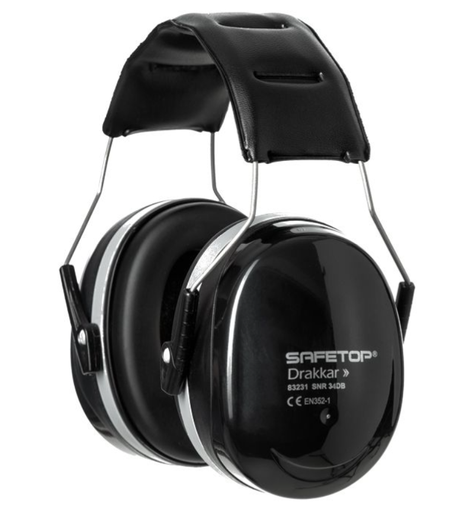 [SAFE0012821-83231] Protetor auditivo com dupla camada I modelo: DRAKKAR I SNR 34 DB I SAFETOP