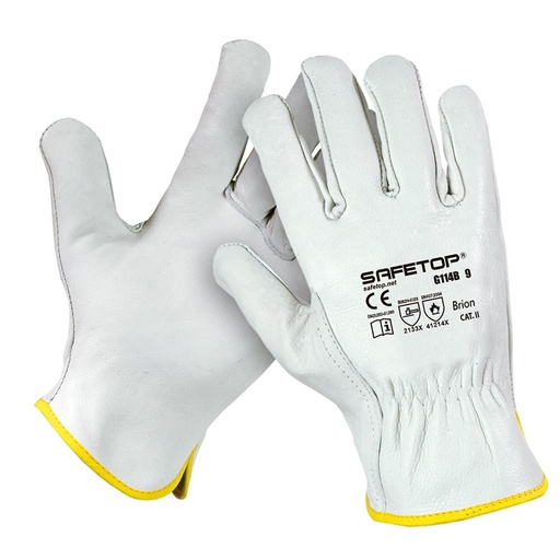 [SAFE0012834-G114B] Luva térmica de couro I pack de 12 unidades em caixa de 120 pares I modelo: BRION I SAFETOP