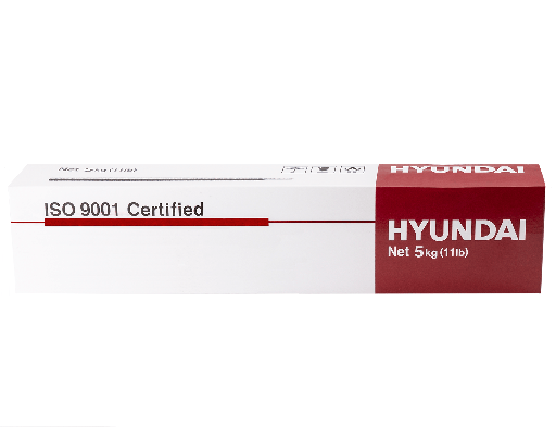 [HYUN0012869] Elétrodo básico para soldadura I S-7018.G DE 2.60x350 I caixa: 5kg/220 unidades I HYUNDAI WELDING (cópia)
