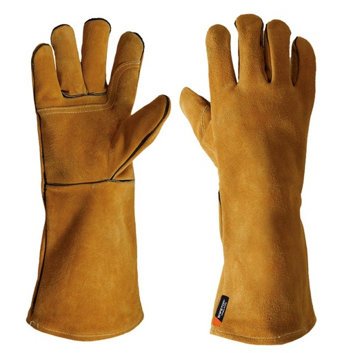 [SAFE13733-G131RY] Luva soldador pele longa I pack 12 unid 60 paresI modelo: COLUMBUS  I SAFETOP