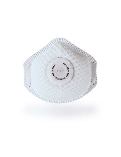 [SAFE13766-30315] Máscara c/rede e válvula s/metal I FFP2 I SAFETOP